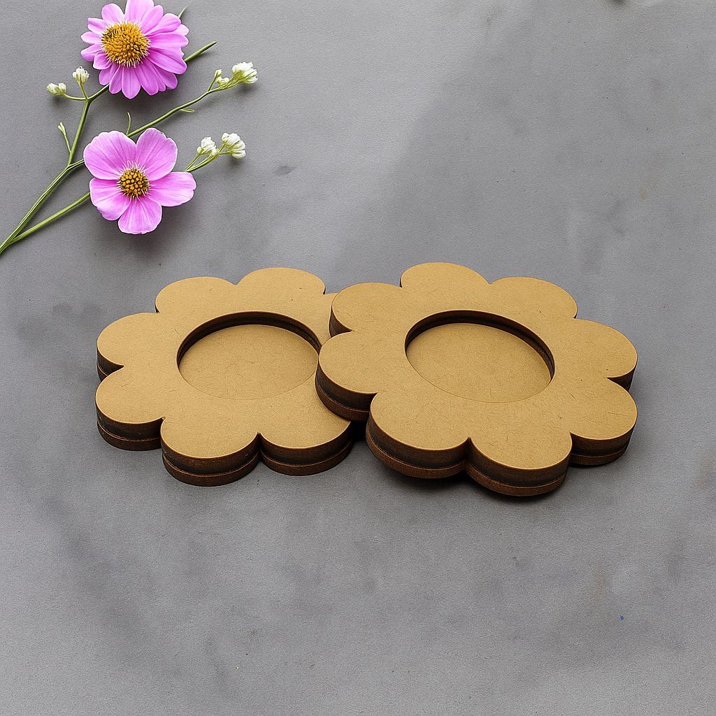 Dbeautify's DIY MDF Flower T-Light Holder