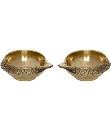 Diya - Brass 12 cm (Pack of 2)
