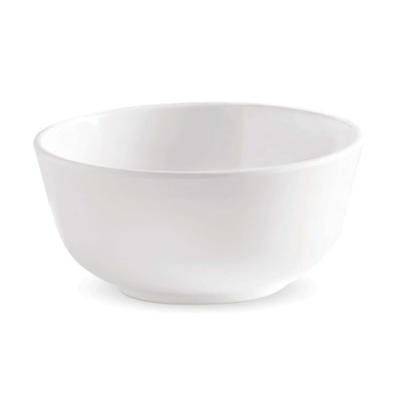 Milton Lissome Veg Soup Melamine Bowl Set of 6, (4) 240 ml Each, White | Easy to Clean | Durable Veg Bowl | Break Resistant