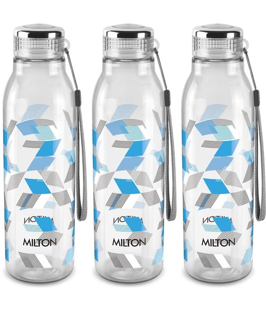 Milton Helix 1000 Pet Water Bottle, Set of 3, 1 Litre Each, Green