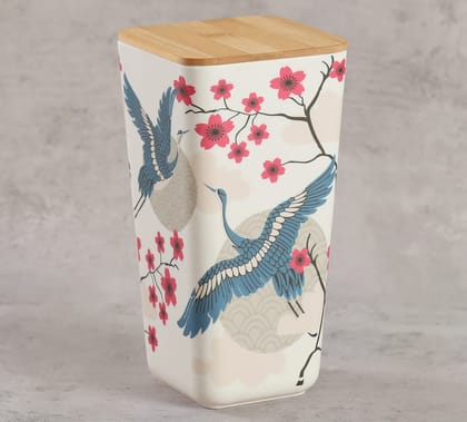 India Circus Aerial Moments Large Bamboo Jar