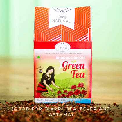 Rhododendron- Green Tea | 15 Tea Bags - 200 gm