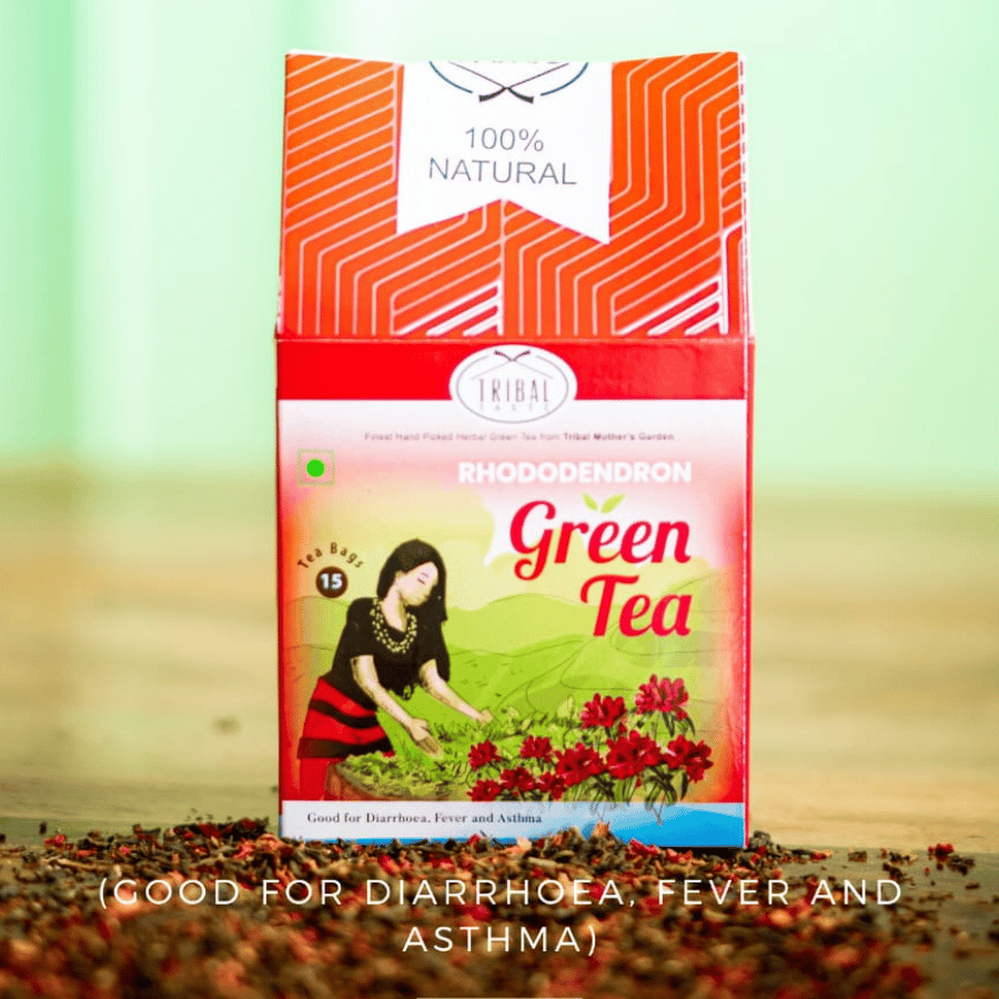 Rhododendron- Green Tea | 15 Tea Bags - 200 gm