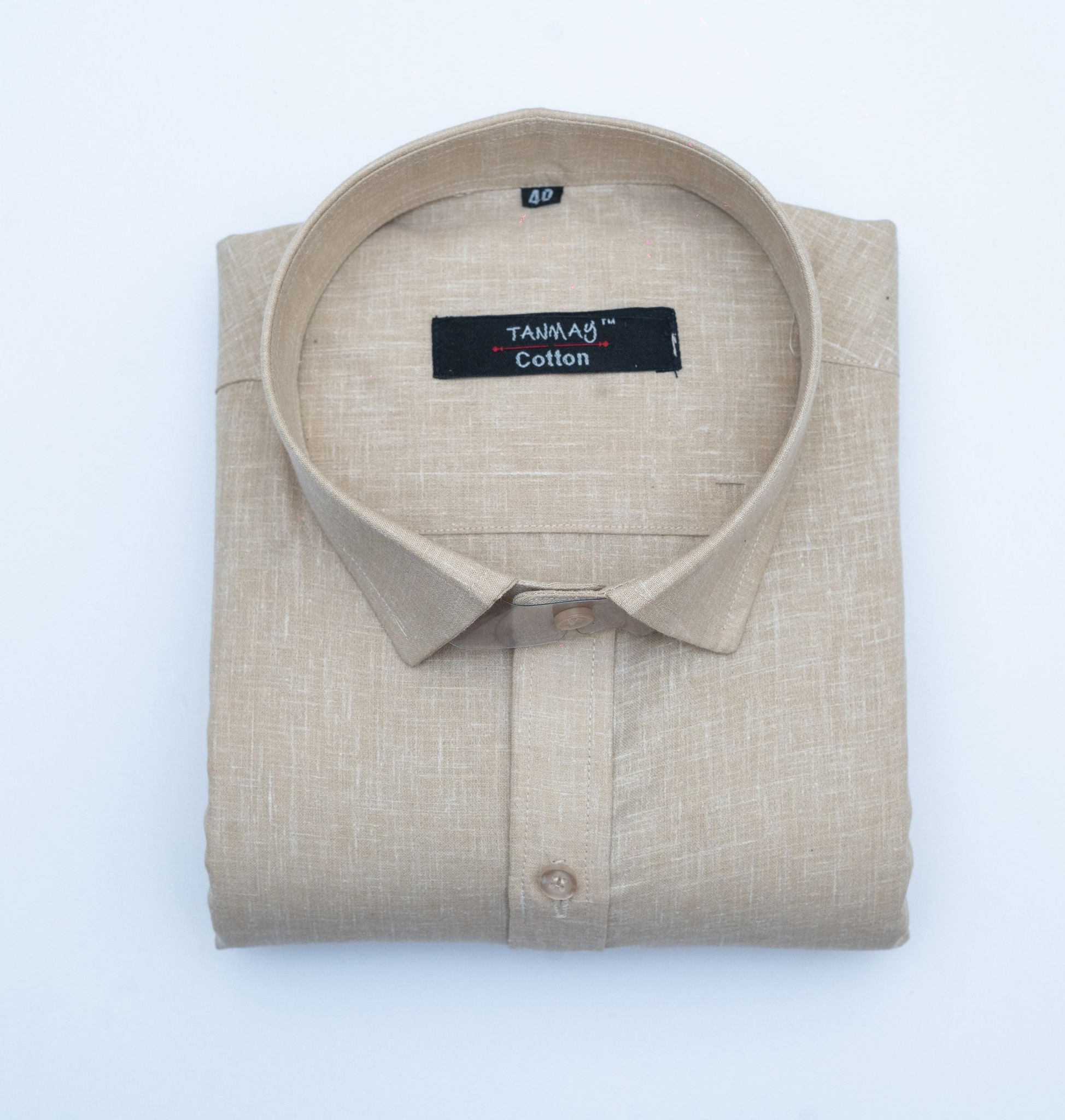 Cotton Tanmay Multi Color Linen Fill Formal Cotton Shirt For Men's-M (38 Inch) (97 CM) / Full