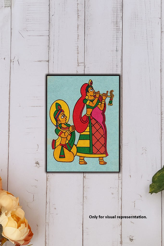 Dbeautify's MDF DIY Radha Krishna Traditional Painting