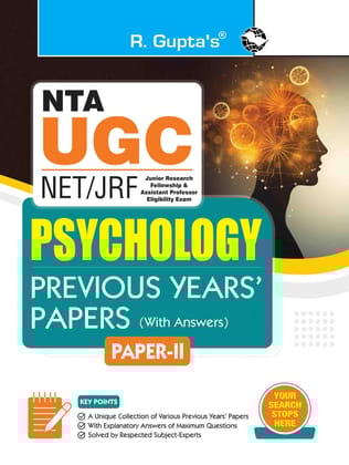NTA-UGC-NET/JRF: Psychology (Paper II) Previous Years' Papers [Paperback] [Apr 12, 2025] RPH Editorial Board