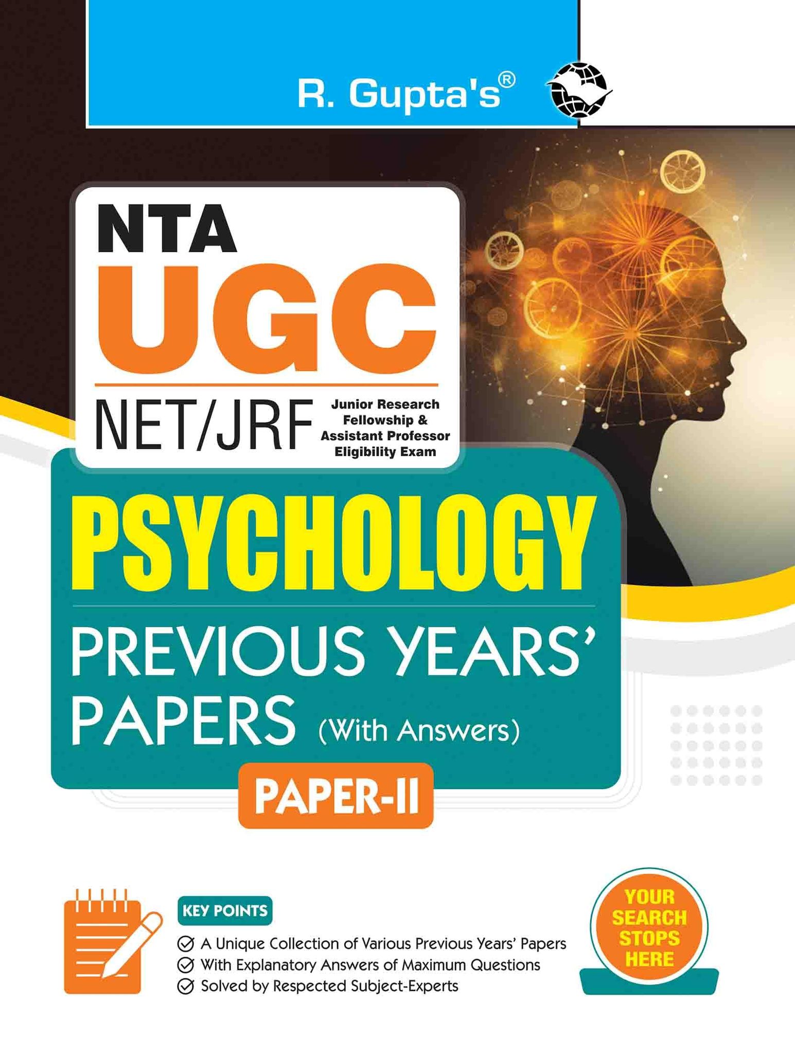 NTA-UGC-NET/JRF: Psychology (Paper II) Previous Years' Papers [Paperback] [Apr 12, 2025] RPH Editorial Board