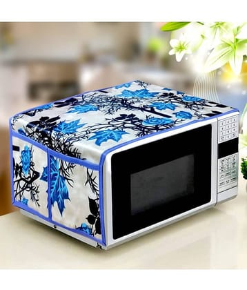 Single Polyester Blue Microwave Oven Cover - 20-22L