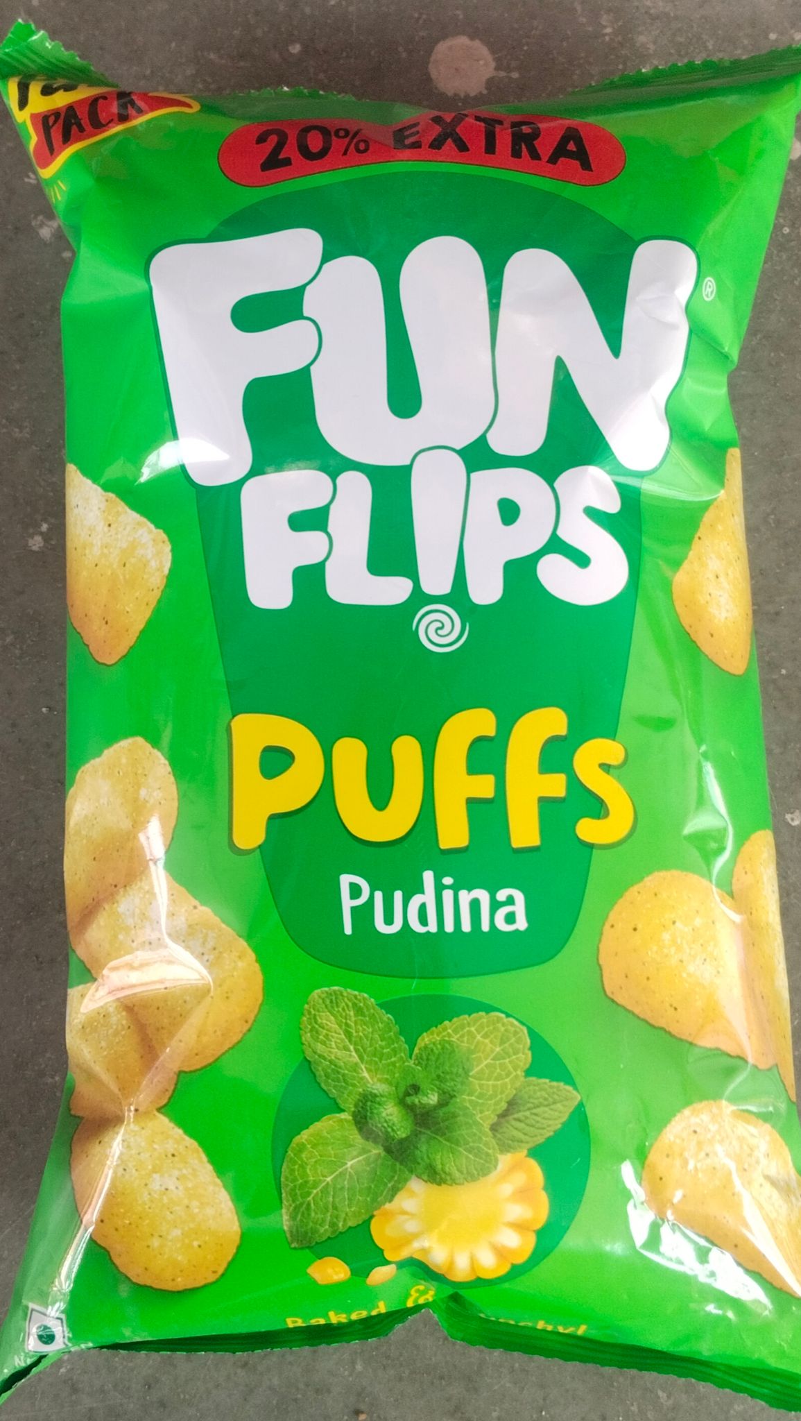 Fun flips pudina