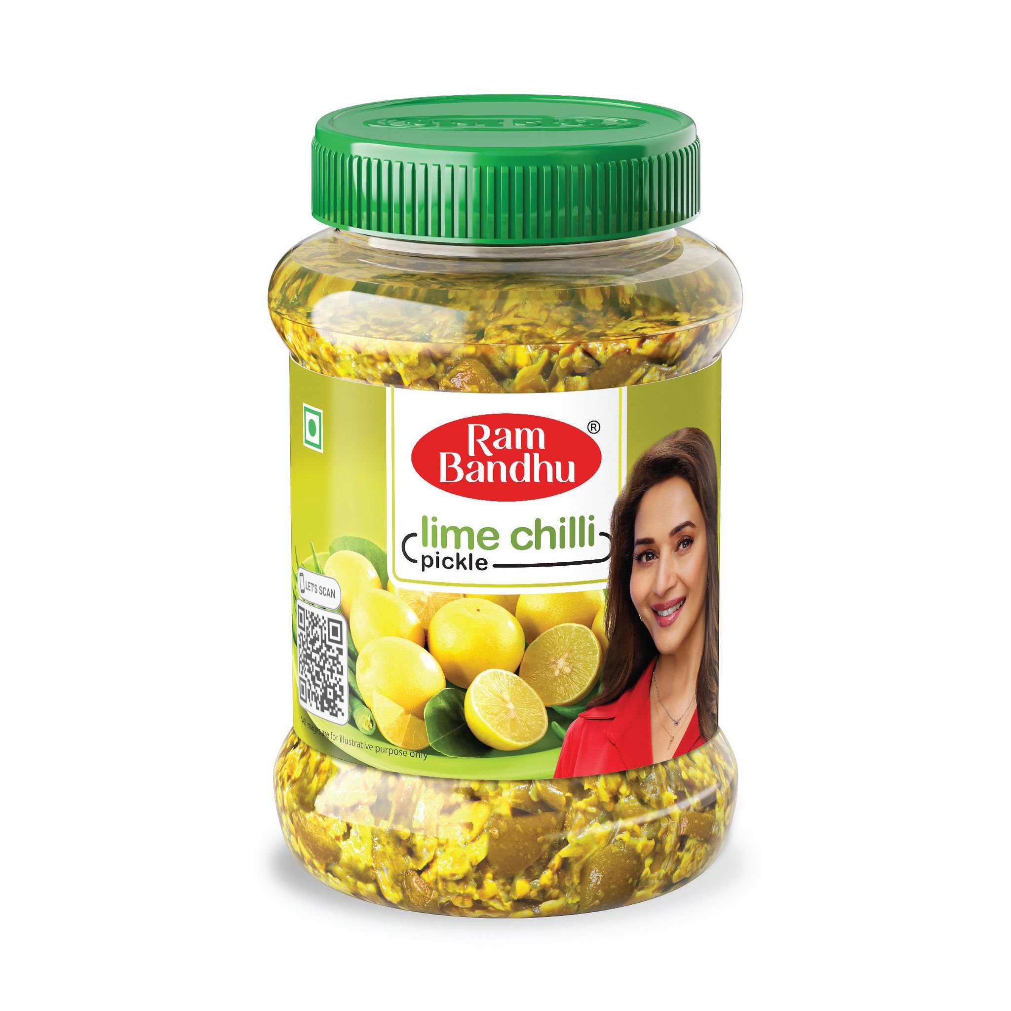 Ram Bandhu Lime Chilli Pickle, 100 gm