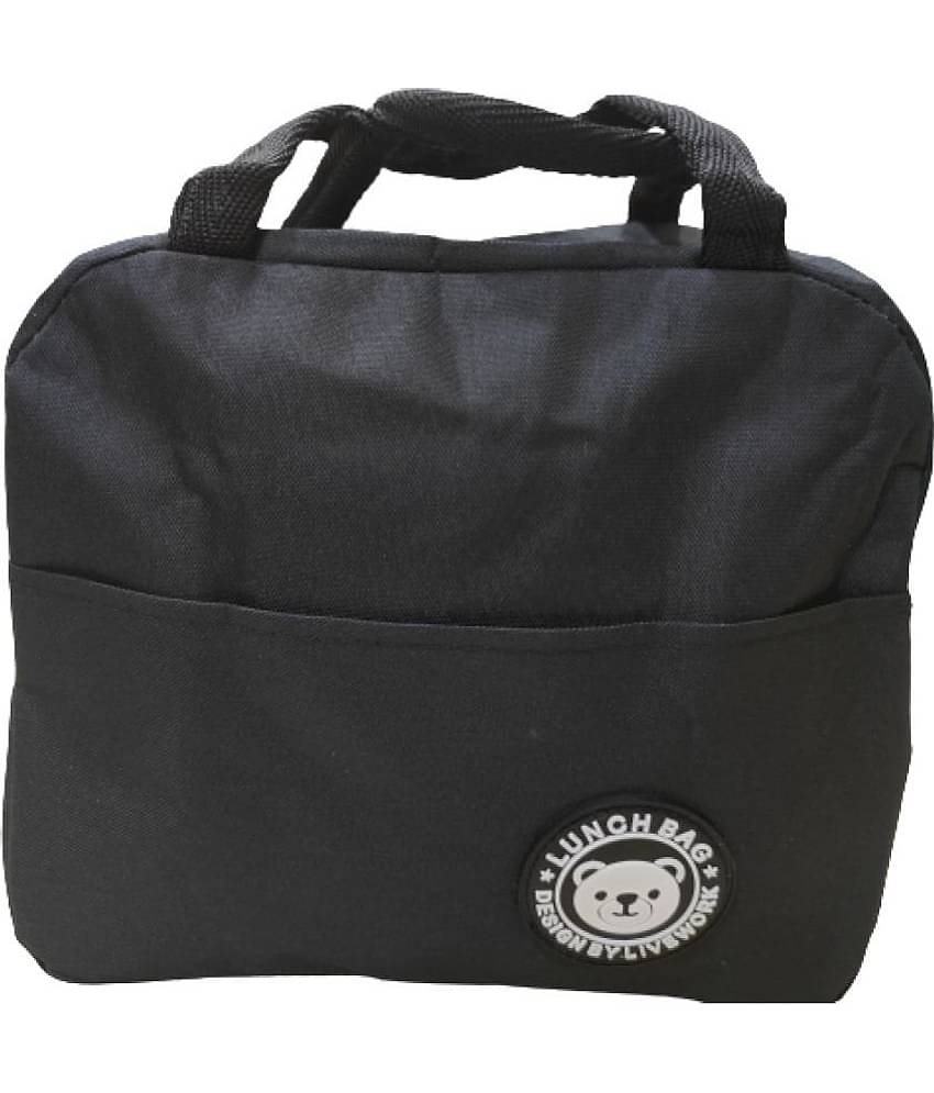 YESKART - Black Acrylic Lunch Box ( Pack of 1 )