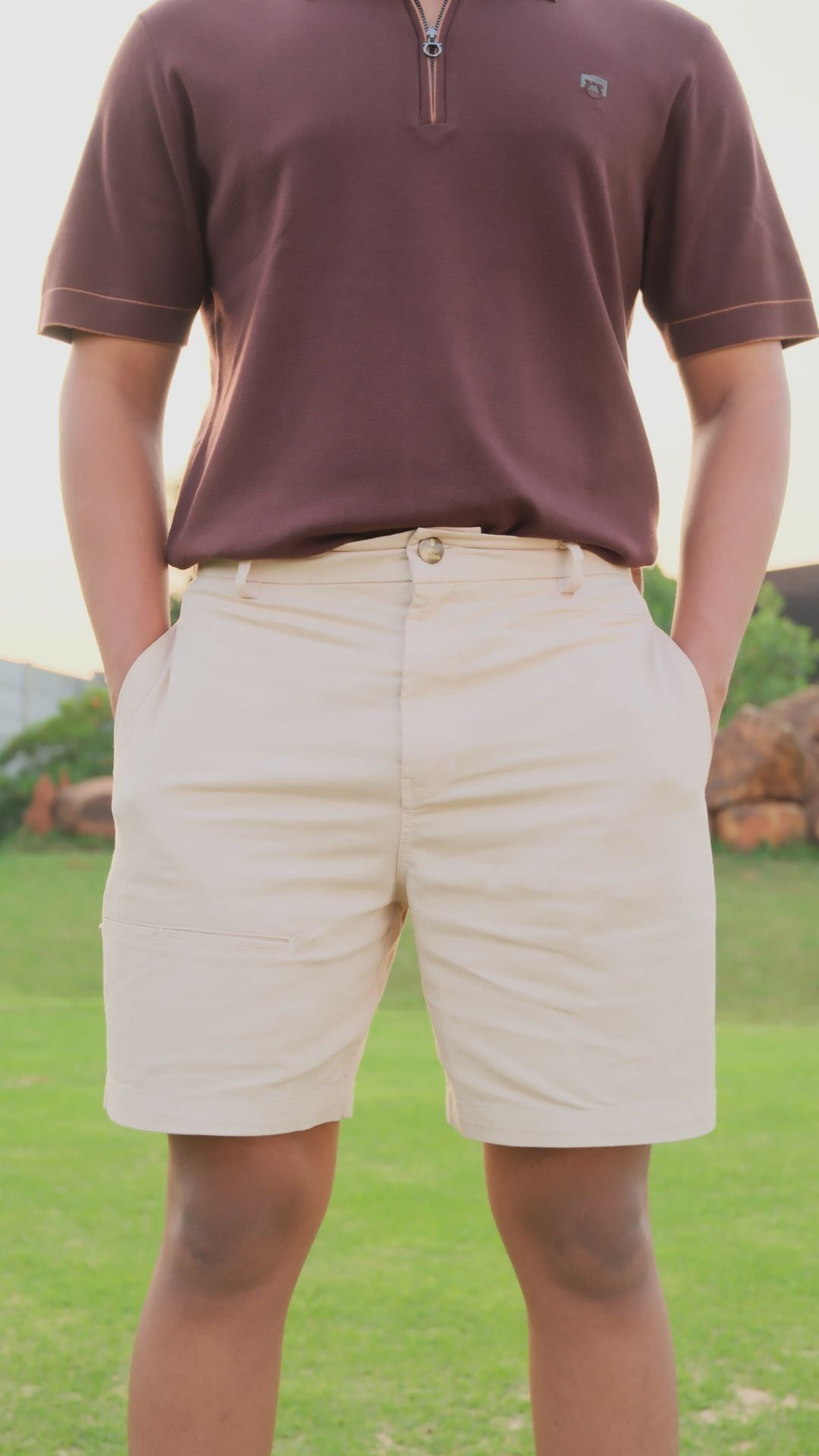 Johnny Gorkha Men's Golf Shorts | Soft Cotton with Stretch