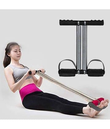 Tummy Trimmer Double Spring,  Men Women for Abs Workout Stomach Exercise Machine Abdominal Belly Exercise Waist Trimmer Home Workout Gym Equipment, Black of 1