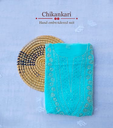 Georgette 2 piece Suit Kurta and Dupatta