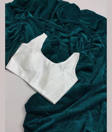 Apnisha Shimmer Embellished Saree With Unstitched Blouse Piece ( Black )