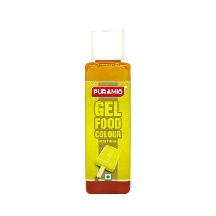 Puramio Gel Food Colour- Neon Yellow, 30 gm