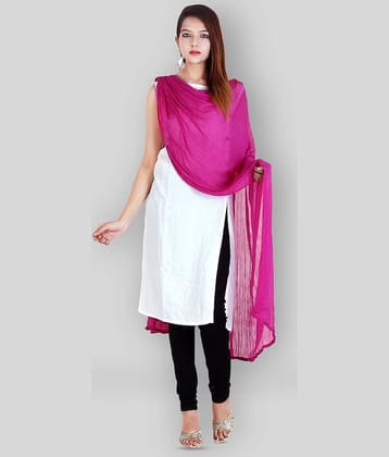 Apratim Pink Chiffon Dupatta - Single