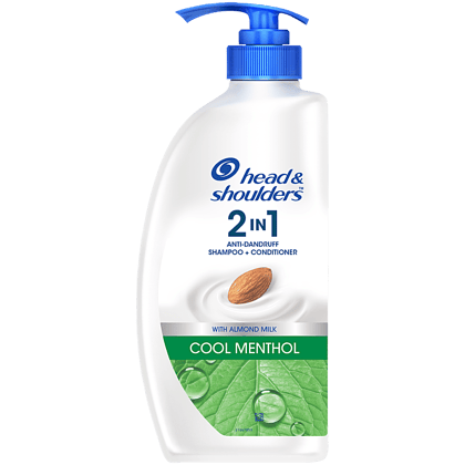 Head & Shoulders 2in1 Anti-Dandruff Shampoo + Conditioner with Almond Milk Cool Menthol