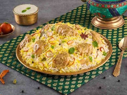 Murgh Afghani Tikka (Creamy Chicken Tikka Dum Biryani - Serves 2).
