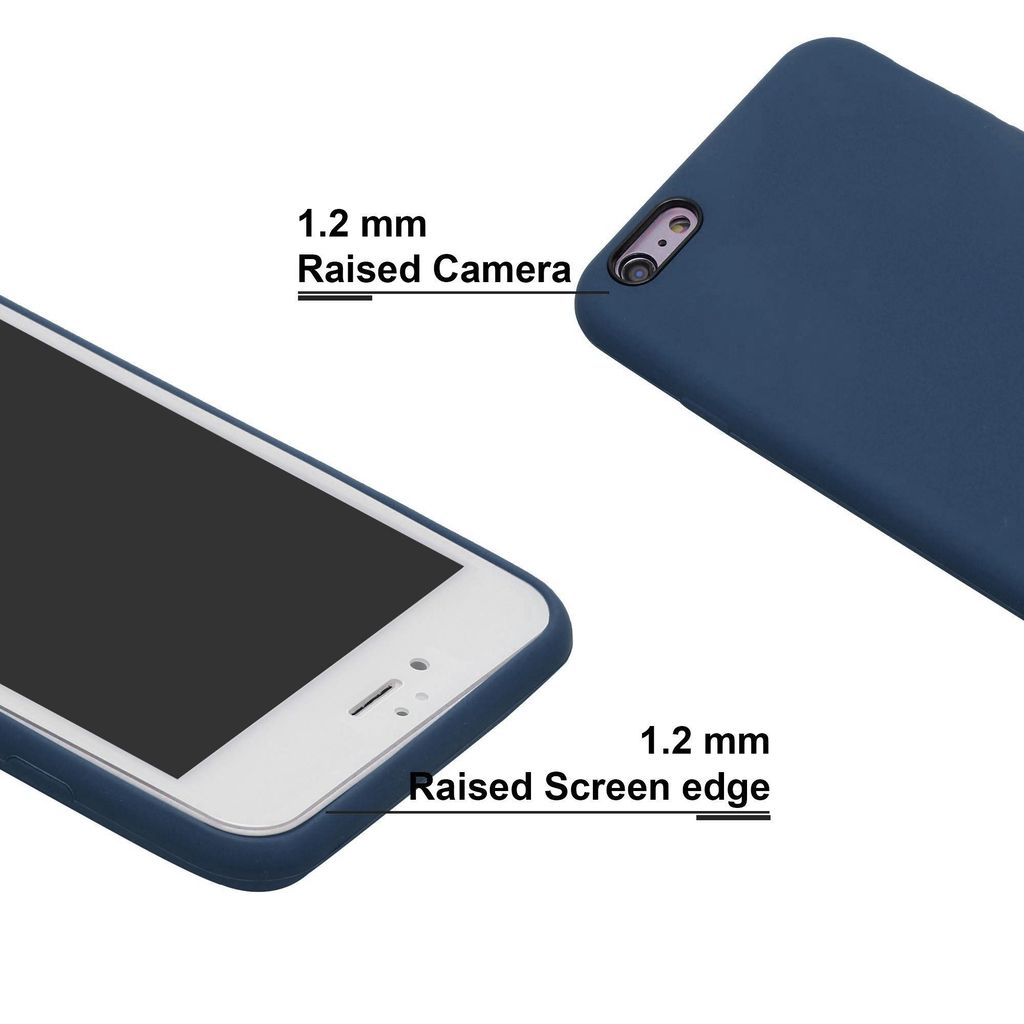 LIRAMARK Liquid Silicone Soft Back Cover Case for Apple iPhone 6 / 6S