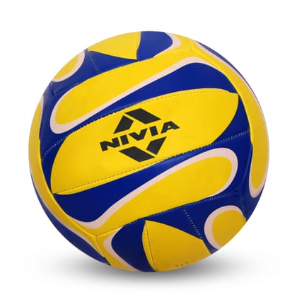 NIVIA Trainer Volleyball - Size: 4  (Blue, Yellow)