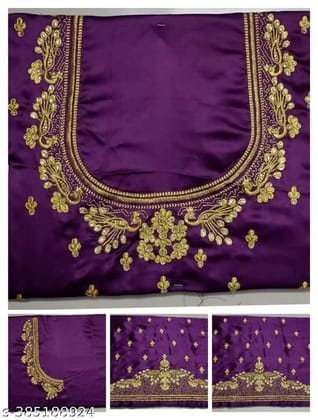 Elegant Aaku Pattu Silk Womens Blouse