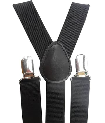 Kaku Fancy Dresses Suspender Costume Accessory -Black, Adult, For Boys & Girls
