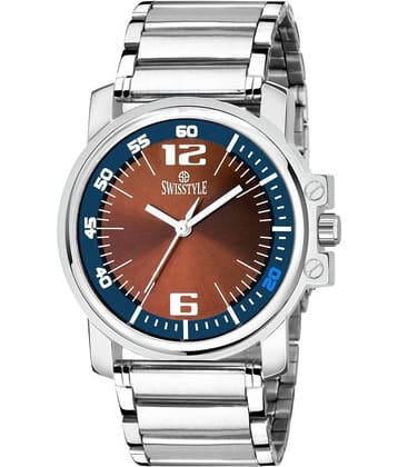 Swisstyle - Silver Stainless Steel Analog Men's Watch