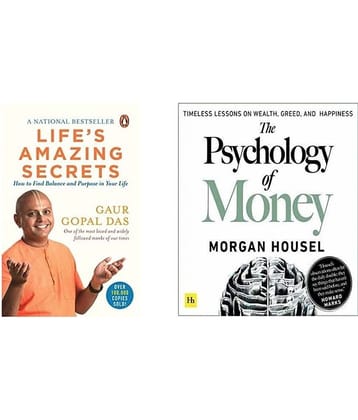 ( Combo of 2 books ) The Psychology of Money & LIFES AMAZING SECRETS - paperback