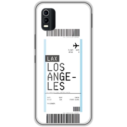 Los Angeles Ticket - Clear Printed Case For Nokia Models-Nokia C21 Plus