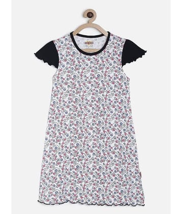 Sini Mini Cotton Frock For Girls ( Pack of 1 , Black )