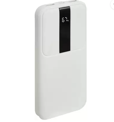 Walta Elite Buddy Pro Digital 10000mAh Slim Powerbank 22.5W Wired & Wireless Slim Power Bank- White