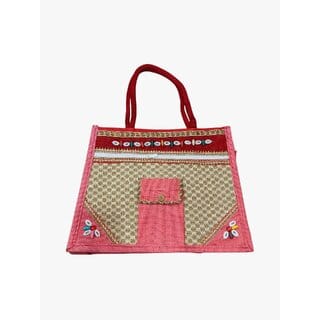 women pibk hand-held bag