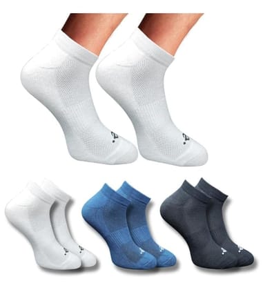 3_Pair Set Unisex Casual Cotton Printed Low Cut Socks (Multicolor)