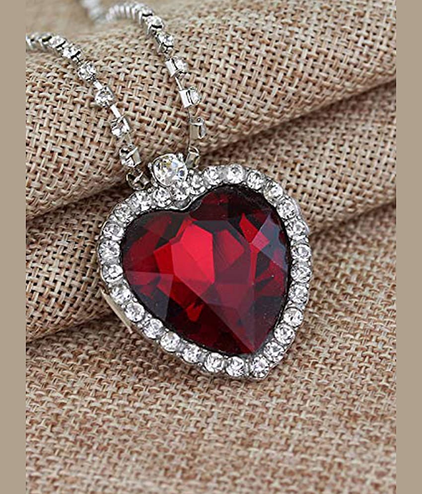 YOUBELLA Red Pendant ( Pack of 1 )