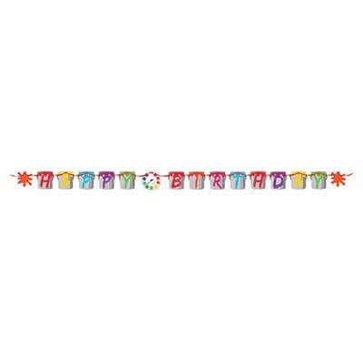 Happy Birthday Letter Banner Art Attack - 9FT