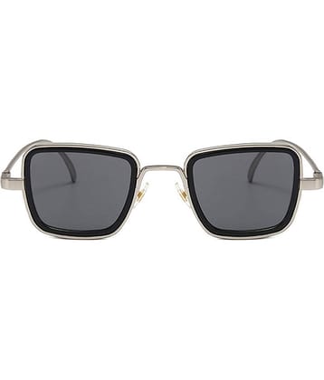 Kanny Devis - Gold Rectangular Sunglasses ( Pack of 1 )