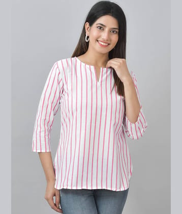 QuaClo Pink Cotton Women's Tunic ( Pack of 1 )