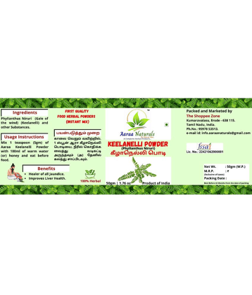 Aaraa Naturals Keelanelli Powder Instant Mix 50 gm