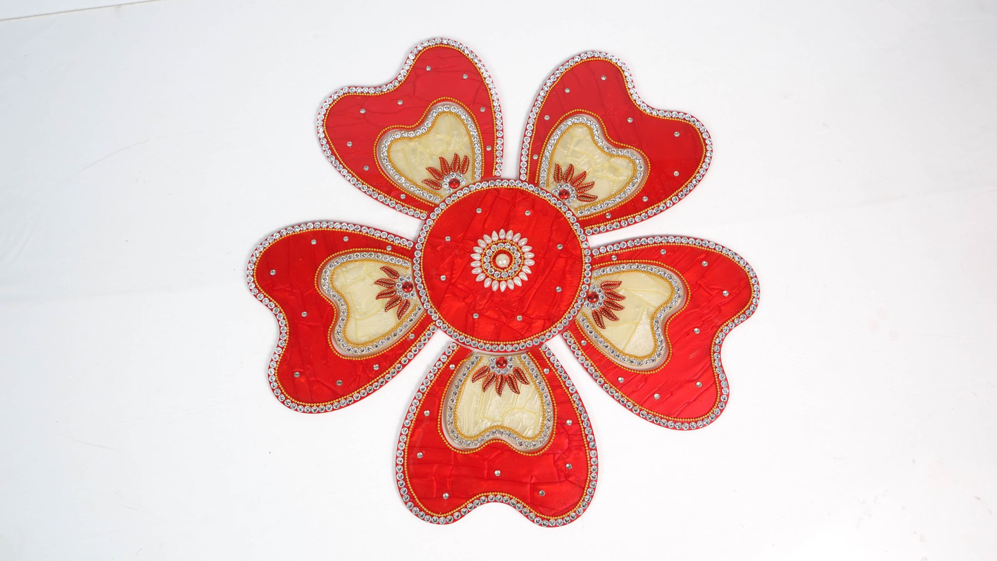 Marble Acrylic Stone Rangoli | Handcrafted Traditional Festive & Pooja Décor