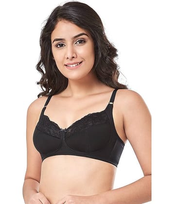 Everyde by Amante Polyamide Non Padded Women's Everyday Bra ( Black )