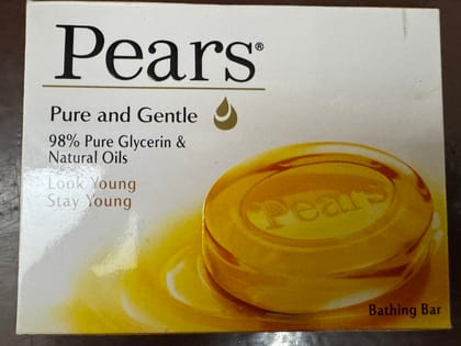 Pears Bathing Bar, Pure and Gentle, 75 g Pears Bathing Bar, Pure and Gentle, 75 g