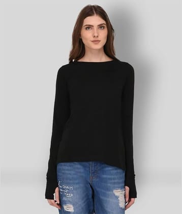 Rigo Women's Cotton Regular Top ( Black )