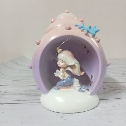 #71 Mermaid Shell Lamp.[Scratch and Dent]