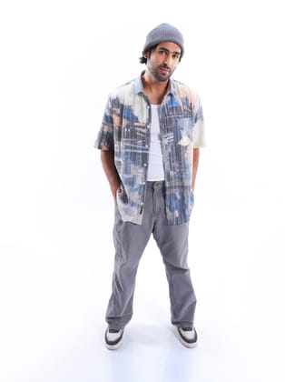 Burro Multi-colored Ribbed Casual-S