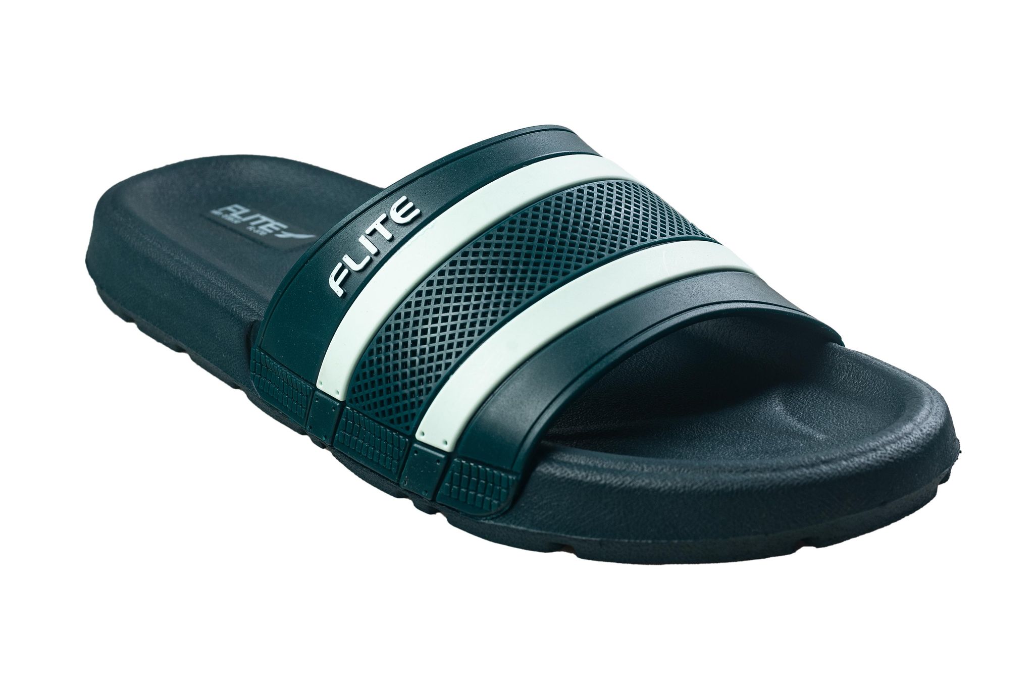Flite Gents Bottle Green Sliders-Bottle Green / 9