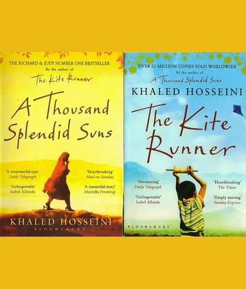 COMBO OF KITE RUNNER AND 1000 SPLENDID SUNS- ENGLISH- PAPERBACK- KHALED HOSSEINI