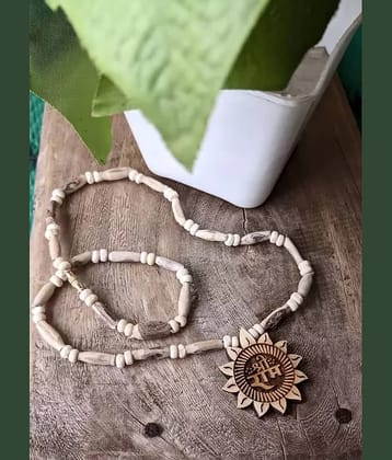 Tulsi Mala 100% Orginal And Natural Shree Ram Kanthi Shri Ram Locket Pendant Locket