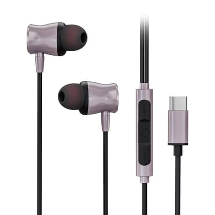 Digimate Drumbeat Hands-Free C-Type Earphones with Built-in Mic, Bass Boosted, Tangle-Free Cable & Call Control (DG-HF-1003, Purple) Digimate Drumbeat Hands-Free C-Type Earphones with Built-in Mic, Bass Boosted, Tangle-Free Cable & Call Control (DG-HF-1003, Purple)