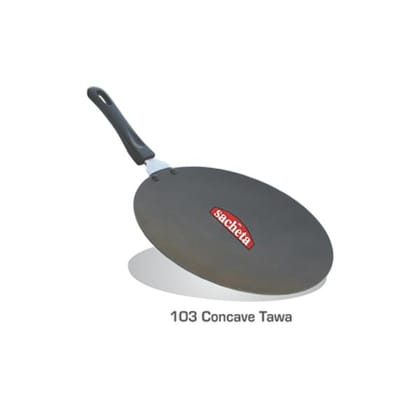 Sacheta Metals LTD Non-Stick Concave Tawa (Size-12)